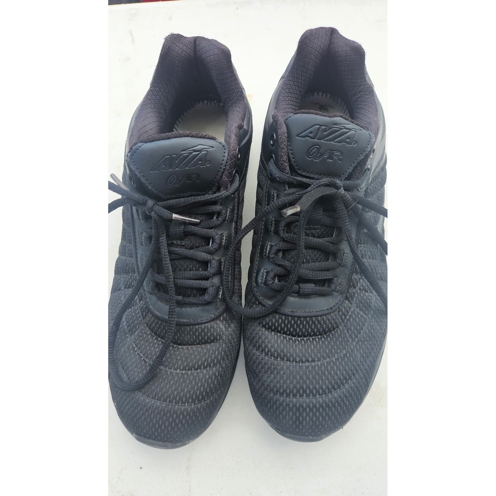 Avia O2 Air Mens Black Mesh Athletic Running Sneakers MNAV22ES230 Size 11